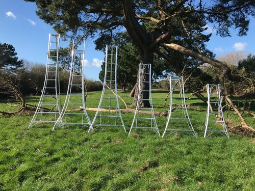 Tripod ladder 5m 1 - 1, leg