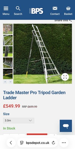 Tripod ladder trademaster pro - tripod,