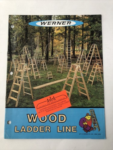 Vtg 1989 werner wood - 1989, ladder