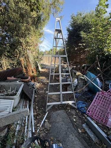 Aluminium tripod step ladder - step,